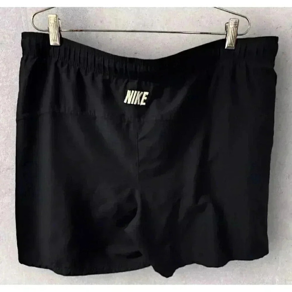 Vintage Navy Nike Men’s Swim Shorts 42” Pockets Draw String *vntg, logo fraying - Picture 2 of 5